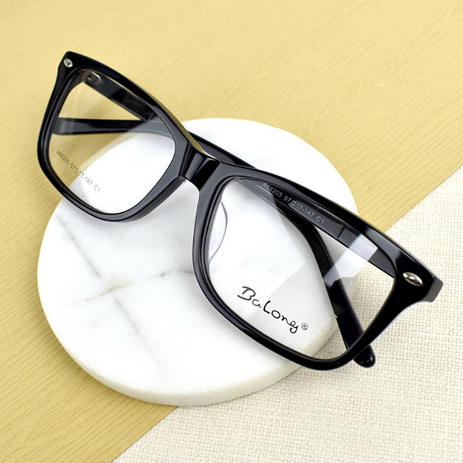 NYA90 亮面方形扁眼鏡框