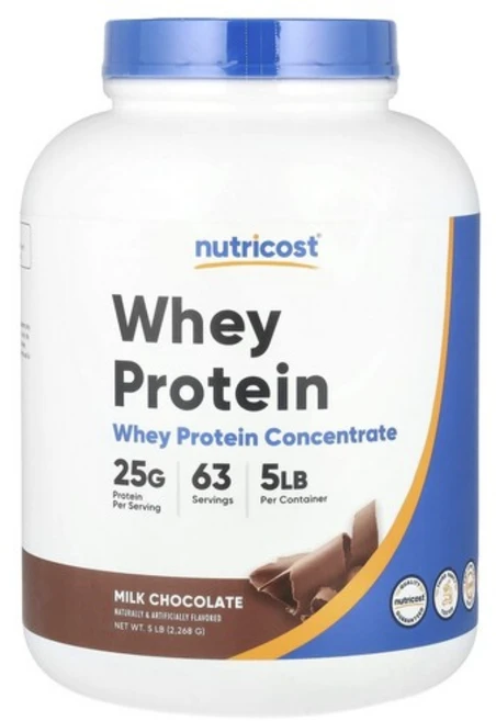 뉴트리코스트 웨이 프로틴 콘센트레이트 밀크 초콜릿 2.3kg, 1개 - 쿠팡
