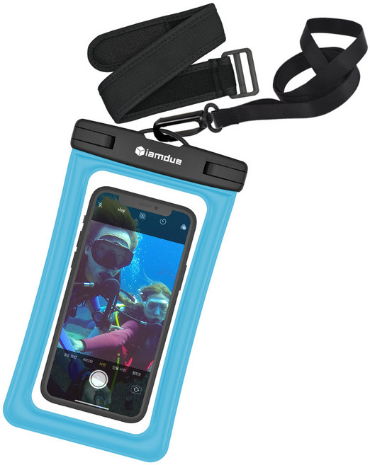 아이엠듀 휴대폰 방수팩 L, 1개, 스카이