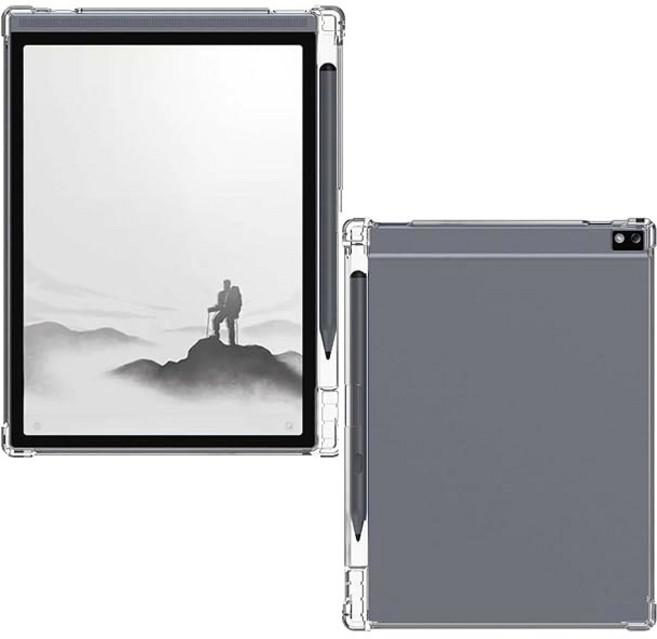iflytek AINOTE Air 2 8.2인치 AI 노트 필기 태블릿 케이스 슬림하고 가벼운 TPU 투명 피부 범퍼 뒷면 보호 커버 클리어