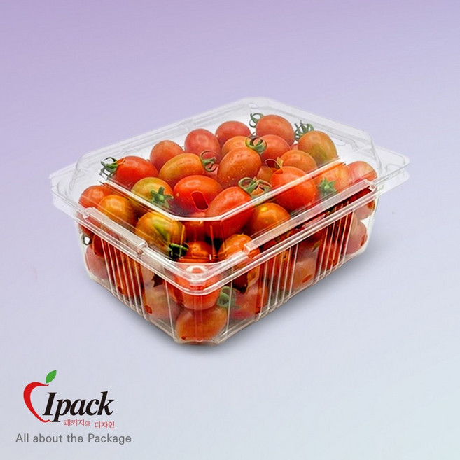 아이팩피앤디 i-700B 방울토마토용기 과일용기 채소용기 700g 용기, 1박스, 400개