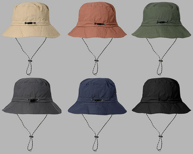 아웃도어 포켓 버킷햇 사파리 접이식 모자
