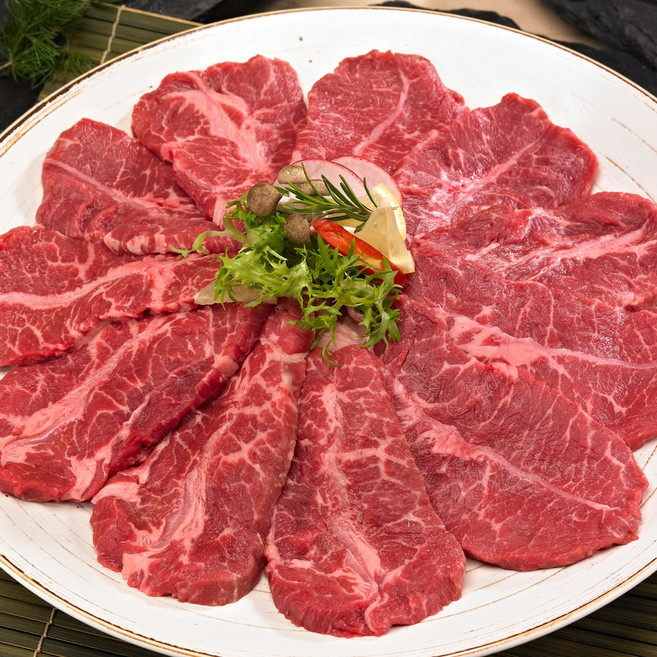 카브미트원 블랙앵거스 프리미엄 냉장 부채살 300g 소고기, 1개