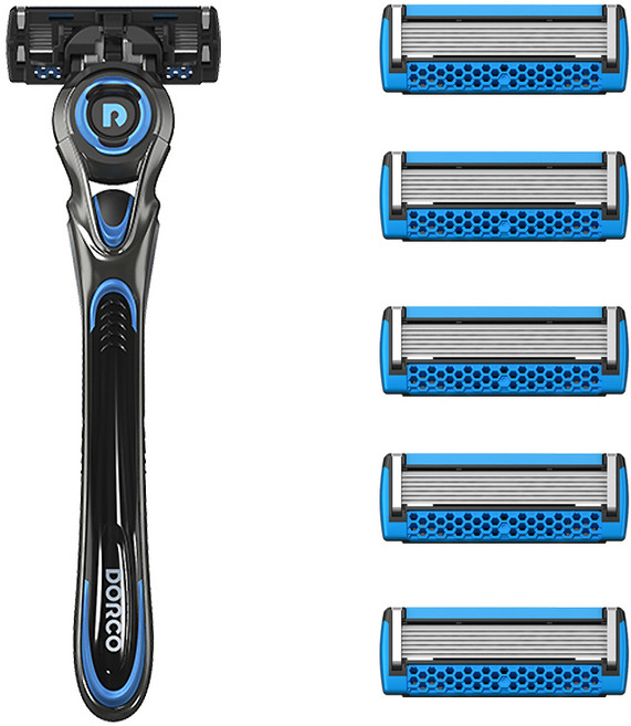 도루코 페이스 7 II 프레쉬 면도기세트, 면도기 + 면도날 5p, 4세트
