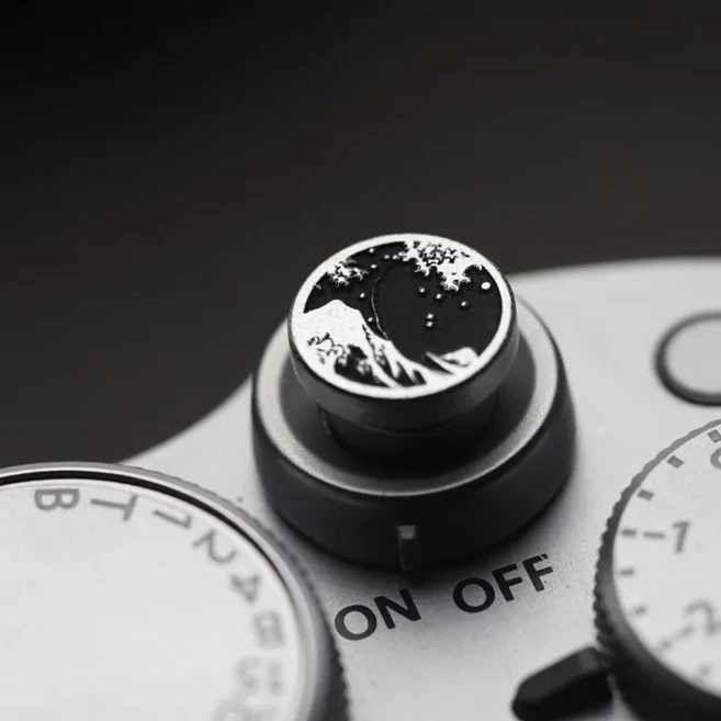 Fujifilm X100VI X-T50 Xpro3 Leica Olypus Nikon 용 금속 핫슈 커버, 04 A-Release Button
