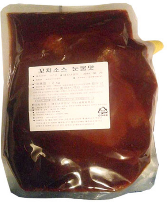 (무)(냉장)눈물꼬치양념(소스텍 2kg), 1개, 2kg