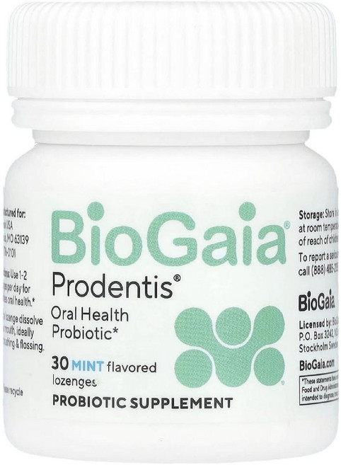 바이오가이아 락토바실러스 루테리 Oral Health Probiotic 민트 로젠지 30정, 1개