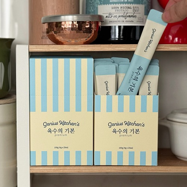 지니어스키친 육수의 기본 프리미엄, 1개, 100g
