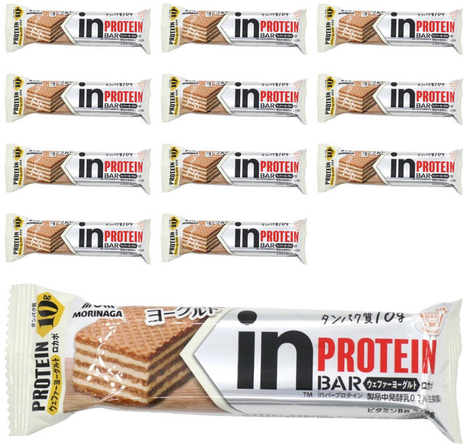 MORINAGA 森永 優格威化蛋白棒, 12個