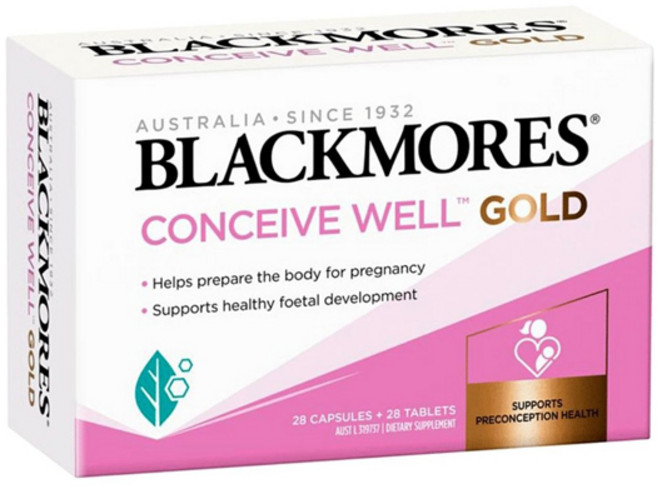 BLACKMORES 뉴질랜드 정품 블랙모어스 컨시브 웰 골드 28정+ 28캡슐 (임신준비), 28정, 1개