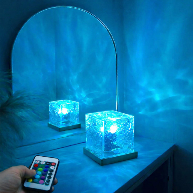 블레오 별 바다 물결 물멍 무드등, 16색 RGB