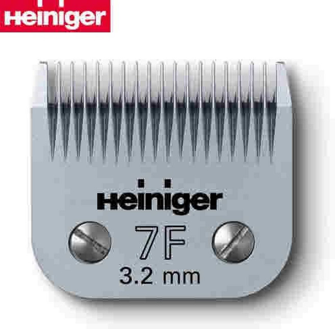 Heiniger 하인이거 7F 전문가 애견 미용 클리퍼 블레이드 날 이발기 교체날 3.2mm, 1개