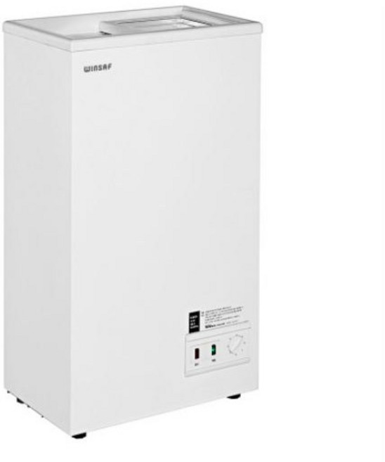 윈텍 슬라이드도어 미니소형냉동고 SD-43 41L, 화이트