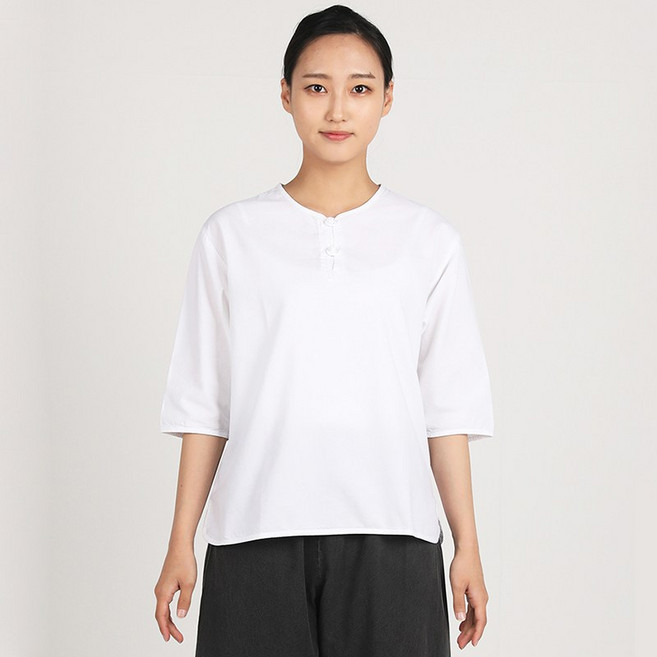 리예 30수 흰색 여름 기본티 생활 개량 계량 한복 절복 법복