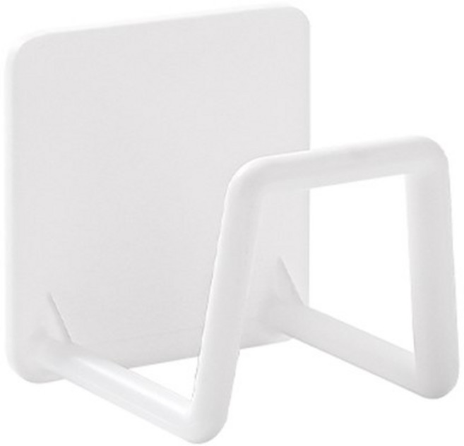 주방 정리함 스펀지 프리 거치대 싱크대 스폰지 걸레 배수 와이어 브러시 펀치 도구, 1pcs, white, 1개