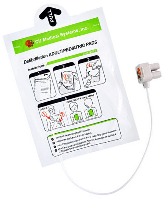 씨유메디칼 제세동기 패드 SP1 SP1 PLUS 자동심장충격기 지퍼팩증정 탑메딕, 1개