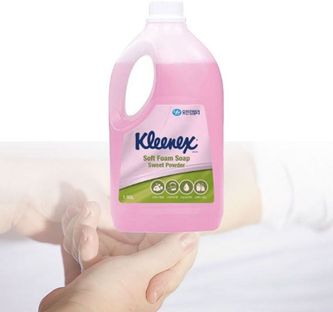 손세정제 핸드워시 폼 솝 스윗파우더향 1.95L 1개