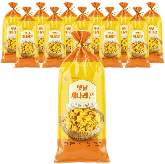 옛날 개나리콘 box, 12개, 200g