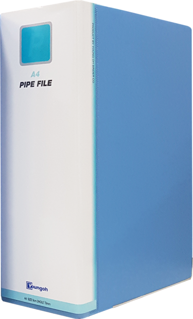 인터탑 영오 합지 바인더 대용량 문서를 철하는 문서철 A4, 합지 2공파이프 A4 9cm 세로형(민자) 70mm, 1개