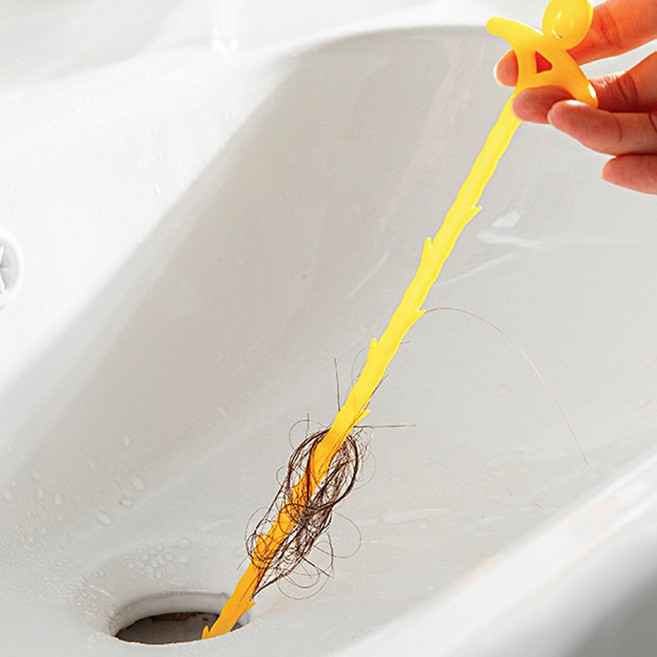 배수구 하수구 막힘 뚫음 세면대 싱크대 제거 집게, 랜덤 발송
