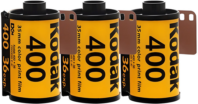 코닥 울트라맥스 ISO 400 36롤 컬러네거티브 필름, 3개