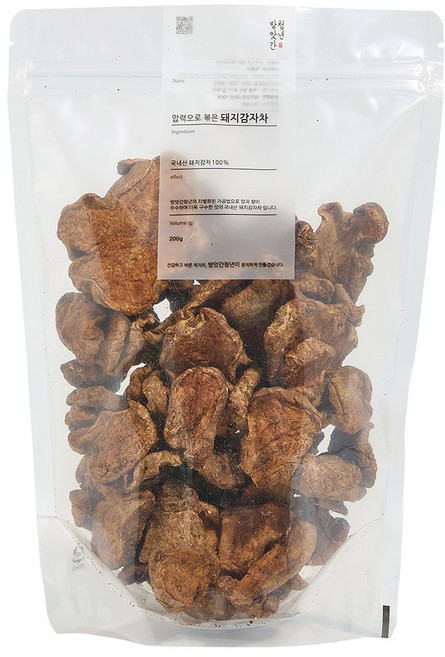 방앗간청년 압력으로 쪄서 볶은 돼지감자차, 200g, 1개입, 1개