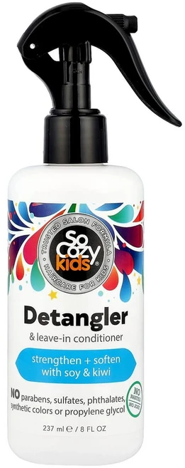 쏘코지 키즈 디탱글러 & 리브인 컨디셔너 8fl oz(237ml), 237ml, 1개 - 쿠팡