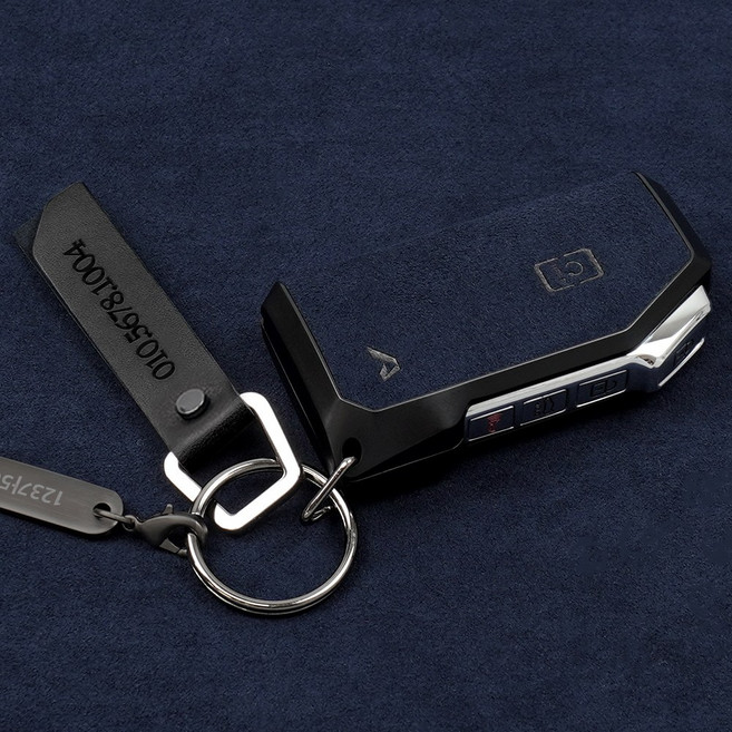 AEGIS 에어로S K7프리미어 셀토스 니로 올뉴K3 쏘울 스포티지 스마트키케이스, 에어로 K-06, 팬던트각인+스트랩각인(필수입력사항 작성), 그레이