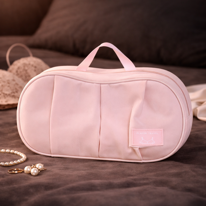 여행용 속옷 수납파우치 브라 팬티 양말 정리백 출장용 휴대용 손잡이 이너웨어 파우치