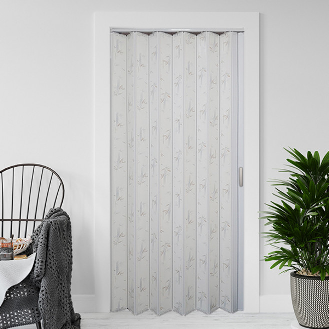 이케이몰 자바라 문 커튼 접이식 슬라이딩 홀딩 도어 싱글 대나무 사이즈 및 기재