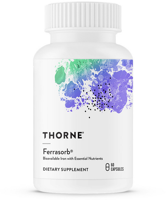 쏜리서치 페라솝 철분 코펙터 포함 캡슐, 60정, 1개