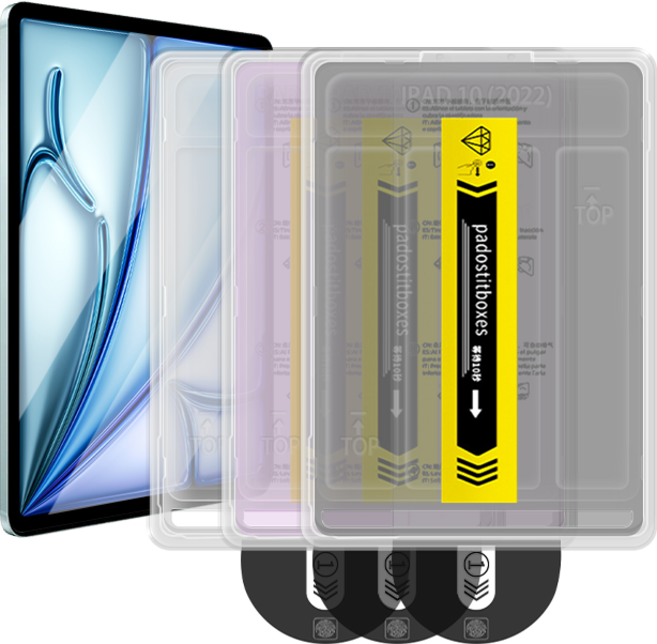 貼膜達人 iPad除塵 平板鋼化玻璃螢幕保護貼 高清防刮, 透明, 1個