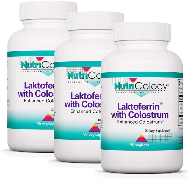 뉴트리콜로지 락토페린 향상된 콜로스트럼 함유 Nutricology Laktoferrin with Colostrum, 90정, 3개 - 쿠팡