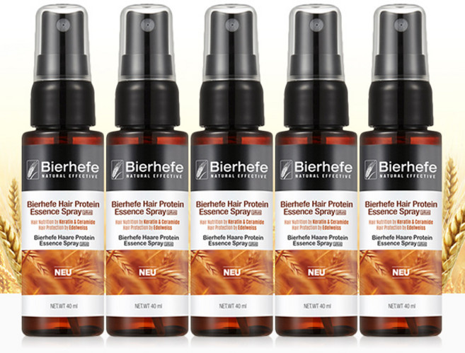 비어헤페 맥주효모 헤어단백질 스프레이, 40ml, 5개