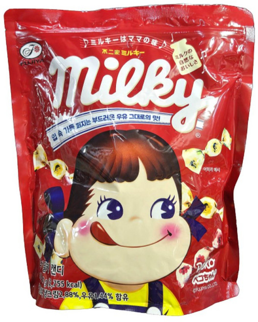 후지야 밀키 캔디 680g, 128.3g, 1개