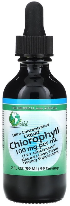 World 고농축 액상 엽록소 59ml(2fl oz), 59.147 ml, 59ml, 1 - 쿠팡