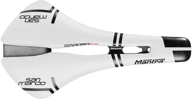 SAN MARCO 만트라 도로 자전거 용 탄소 섬유 안장 143mm 초경량 통기성 남성 여성 도로 경주 안장 자전거, 03 black white, 1개