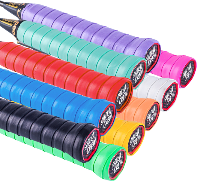 샤카 프로 오버그립 테이프 테니스 배드민턴 골프, 혼합 Set (8색), 1개