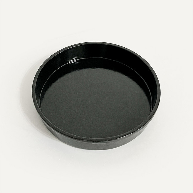 [레스토] 무쇠 법랑 등심팬 선반 대도식당 원형 철판 불판, 1개, 28cm