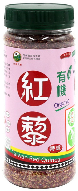 【得樂社會-紅藜之家】嚴選台灣紅藜有機帶殼紅藜 180克, 1個