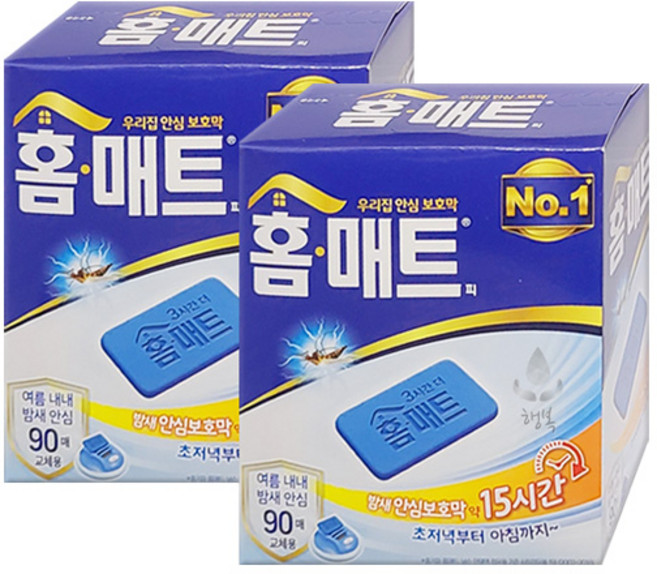 홈매트 교체용 리필 180p, 2개