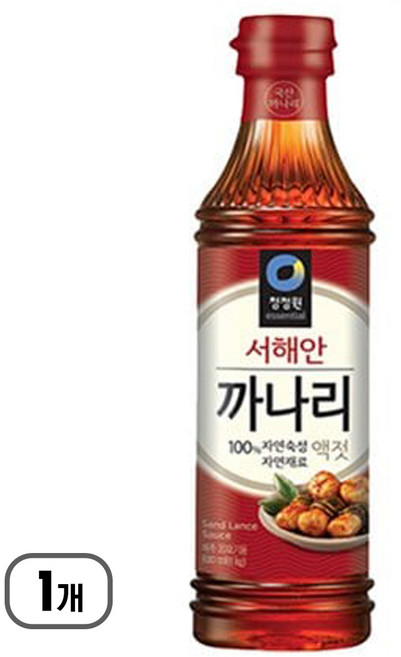 청정원 까나리 액젓 골드, 1kg, 1개