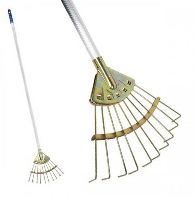 텃밭 주말농장 가벼운 알미늄봉 쇠갈퀴 길가용 마당있는집 연변장 농기구 낙엽 업소용 학교