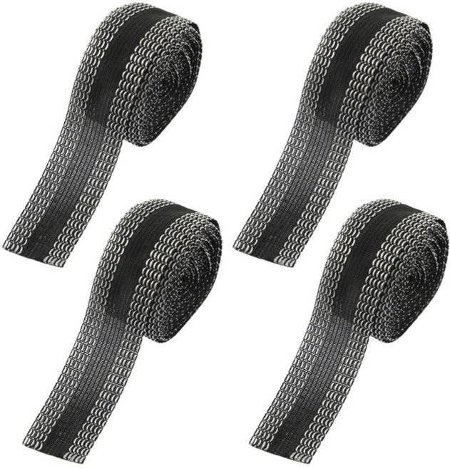 여고니야 셀프 바지 줄이기 수선 테이프, 4개, 블랙