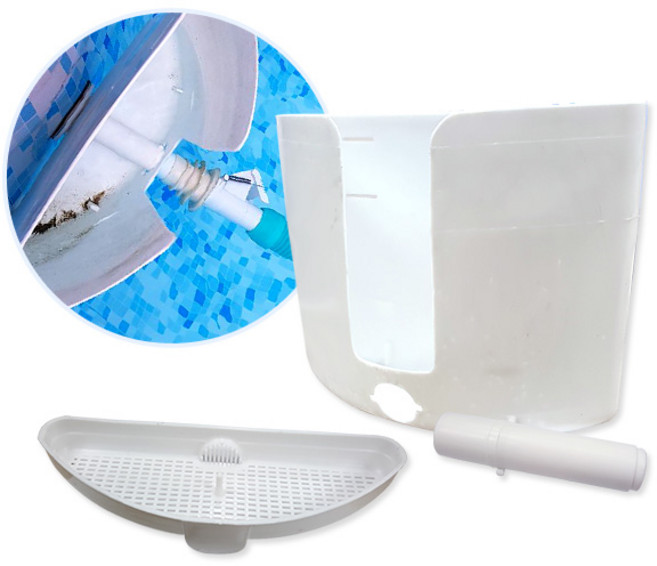 27147-수영장스키머(여과기배수구에설치/반자동수영장청소기와연결) 간이수영장 기둥수영장 풀장, 1개