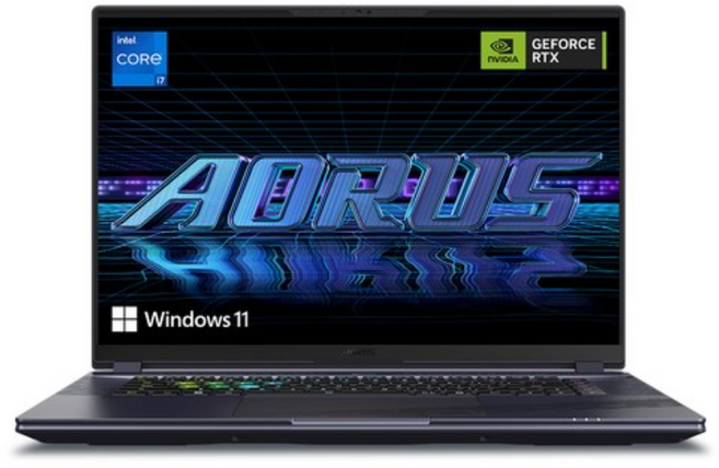 기가바이트 2024 어로스 16X 코어i7 인텔 14세대 지포스 RTX 4070, Midnight Gray, 1536GB, 16GB, WIN11 Home, AORUS 16X ASG-53KRH