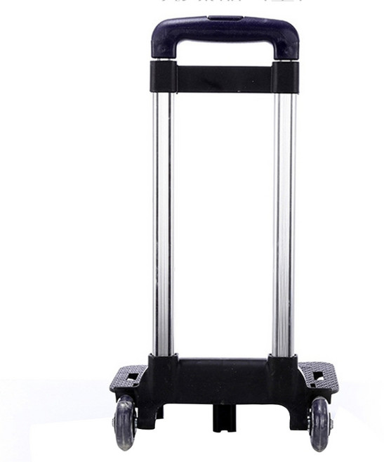 2 바퀴 접이식 트롤리 카트 바퀴 달린 핸드 트럭이있는 알루미늄 합금 배낭 트롤리 학교 가방 수하물 배낭
