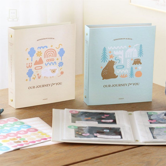 처음부모 초음파사진 포켓 앨범, 베이지