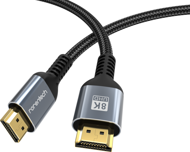 로랜텍 8K UHD 울트라 듀얼 모니터 HDMI v2.1 케이블, 3m, 1개