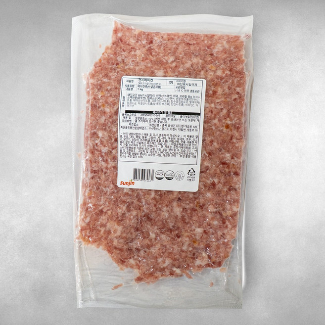 [맛비] 베이컨칩 대용량 실속형 1kg 선진 볶음밥 피자토핑 샐러드, 1개